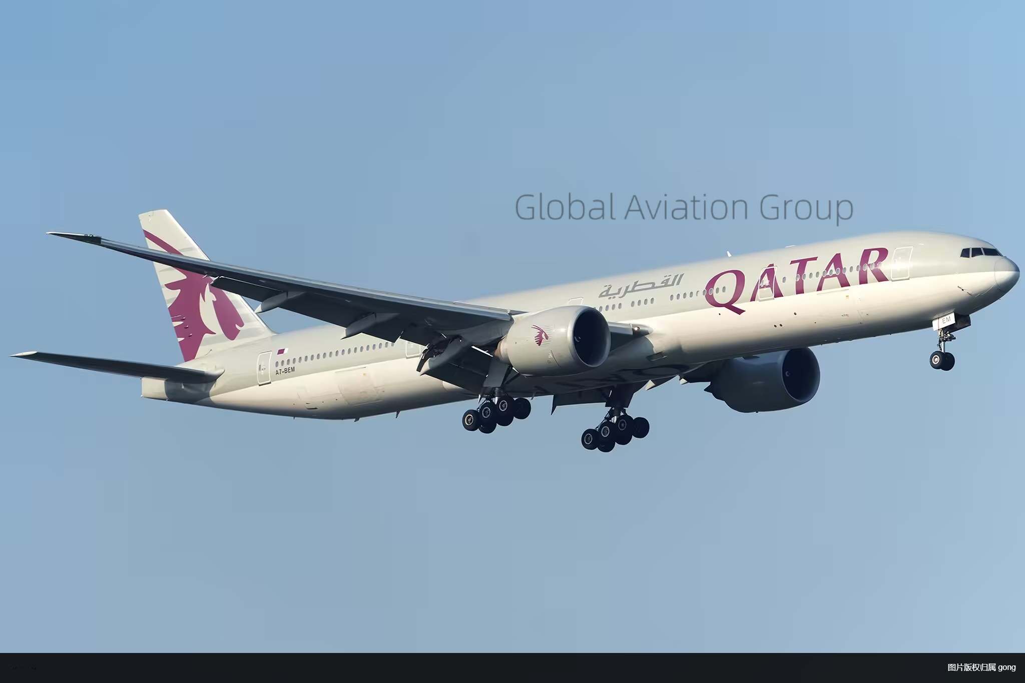 QR的777落地PVG